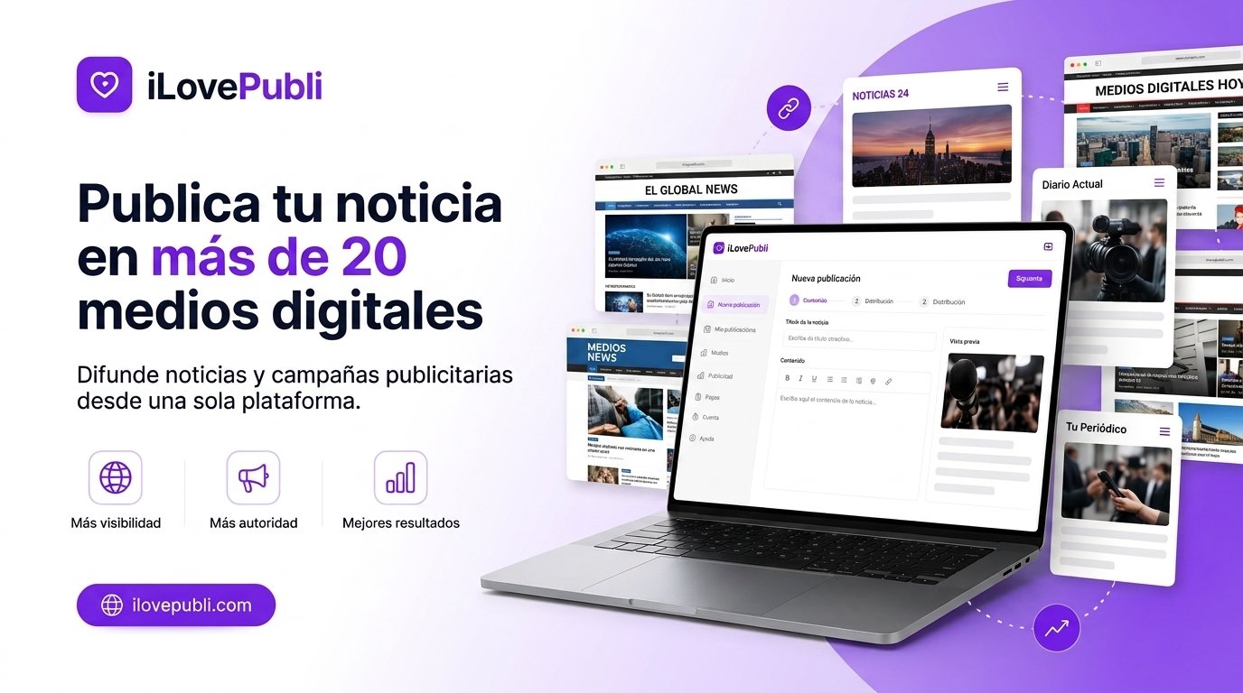 iLovePubli — Publica tu noticia en más de 20 medios digitales